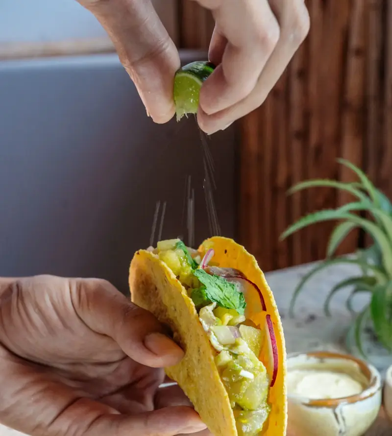 Tacos Local Fish at JUZE Koh Samui